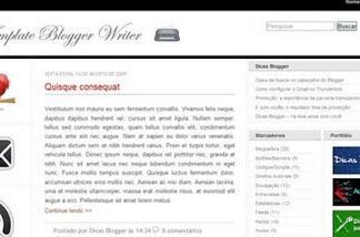 Plantilla Blogger Gratis: Blogger Writer