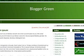 Descargar Plantilla Blogger: Blogger Green