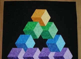 Triangulo imposible de colores