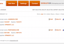 Herramienta para administrar tus Dominios