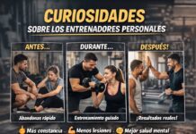 7 curiosidades que no sabías sobre los entrenadores personales (y por qué cada vez más gente los contrata) 💪 Entrenador personal en Madrid guiando entrenamiento de fuerza con resultados antes y después